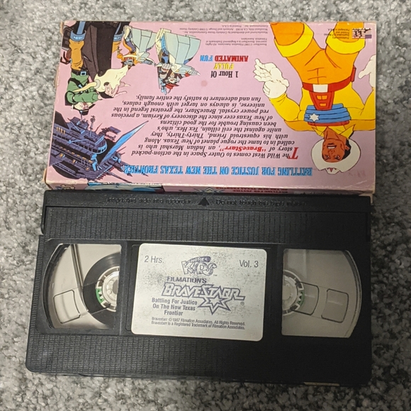 Filmation BraveStarr Vol 3 VHS - Picture 2 of 2